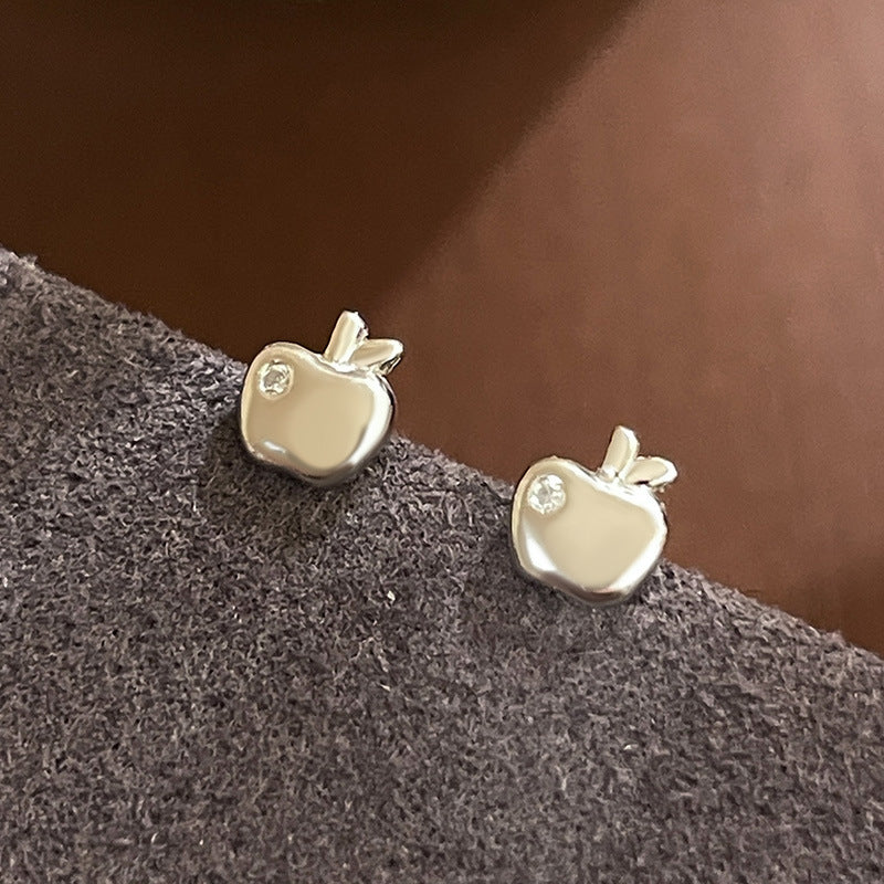 C廠 小蘋果S999純銀鍍14K金耳環批發 折扣@洽客服 26.07.W4「ES3852」