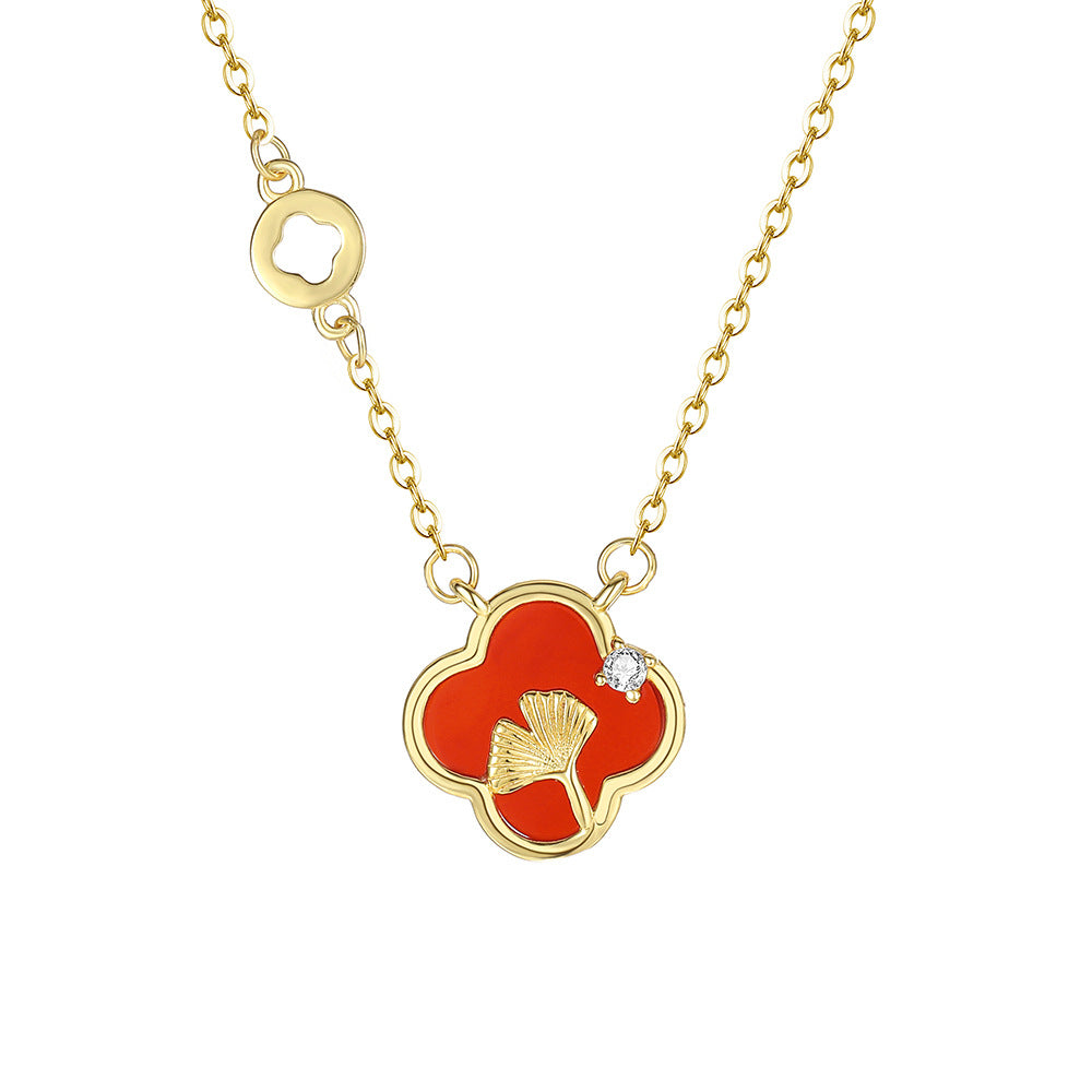 C廠 S925純銀｜氣質小幸運四葉草項鍊 批發 折扣@洽客服 25.01.W4「A4886」