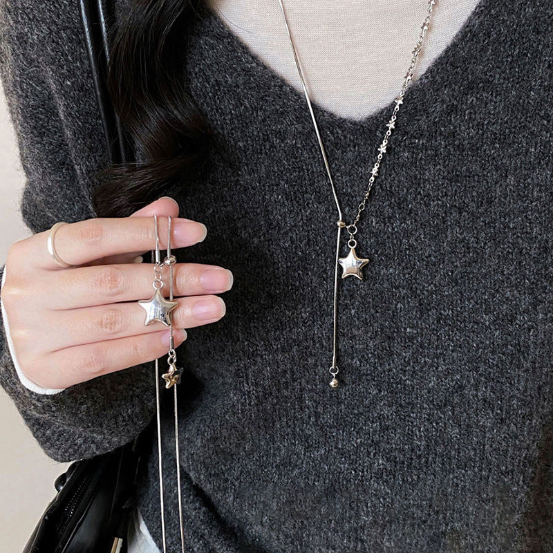 A2廠 韓國韓版不對稱星星項鍊 批發 折扣@洽客服 26.01.W1「HN10985-1 HN10986-1」