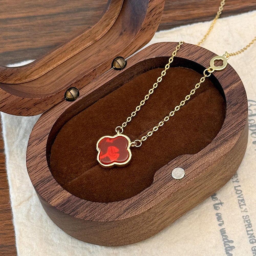 C廠 S925純銀｜氣質小幸運四葉草項鍊 批發 折扣@洽客服 25.01.W4「A4886」