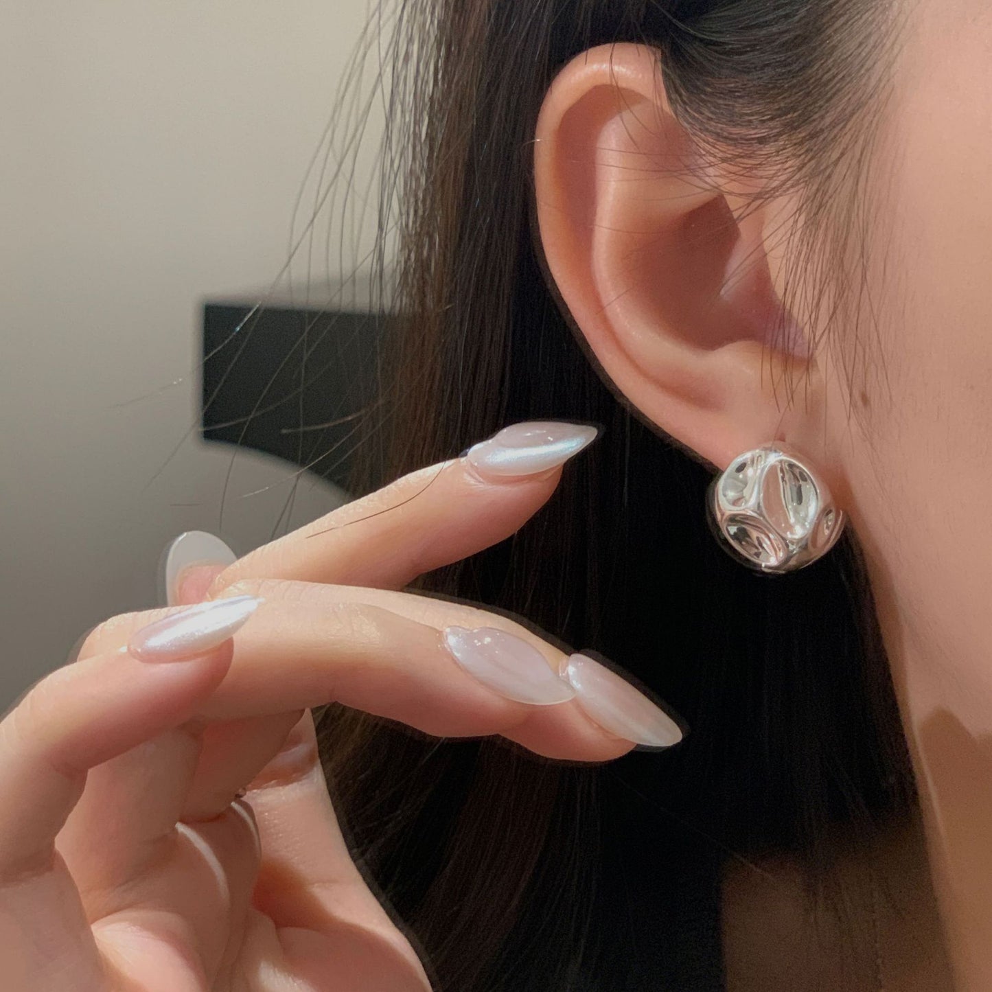 C2廠 韓國韓版不規則球球S925純銀耳環 批發 折扣@洽客服 25.10.W5「SE2495」