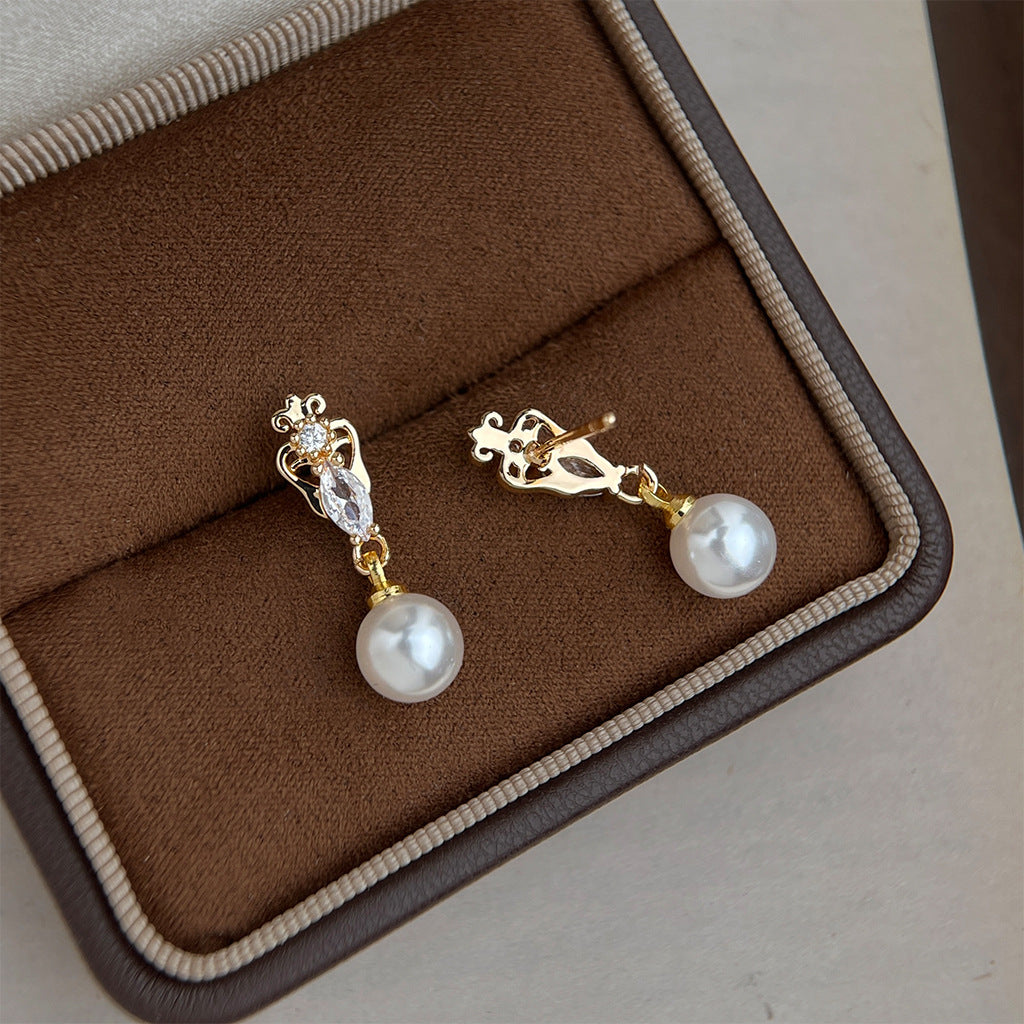 A廠 日韓款微鑲鋯石珍珠耳環 批發 折扣@洽客服 26.01.W1「6889」