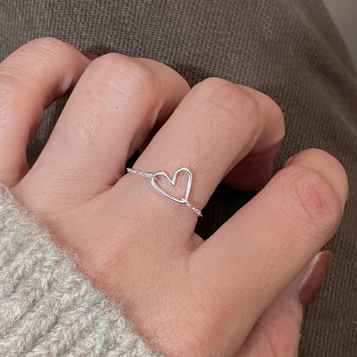 C2廠 925純銀 愛心抽拉可調式戒指 批發 折扣@洽客服 26.01.W2「XSR1403」