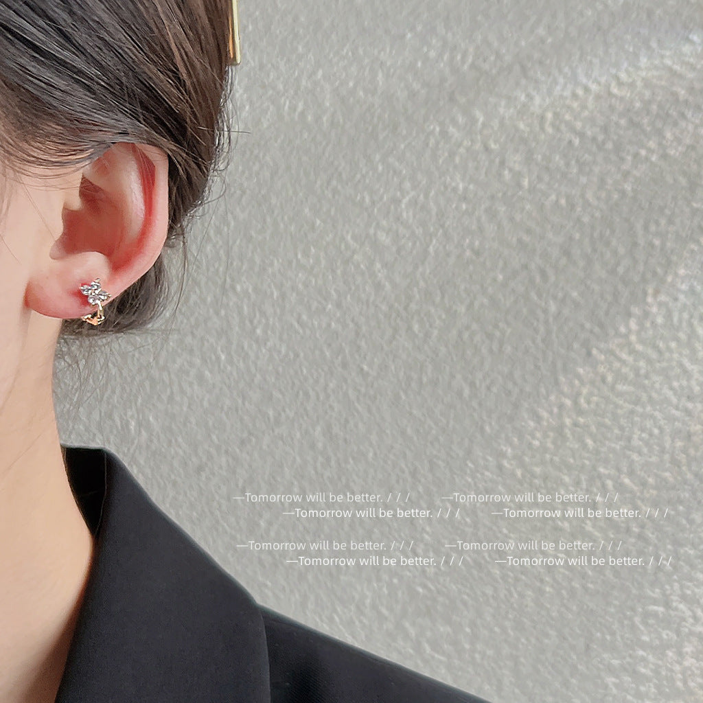 A廠 日韓款迷你鋯石花銅微鑲鋯石銀針耳環 批發 折扣@洽客服 25.12.W2「B-20-B-21」