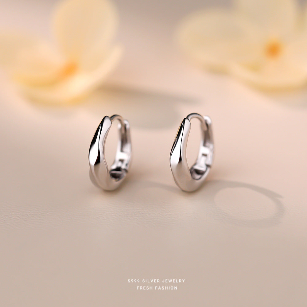 C廠 韓國韓版莫比烏斯S999純銀耳環 批發 折扣@洽客服 24.11.W2「E5758-999」