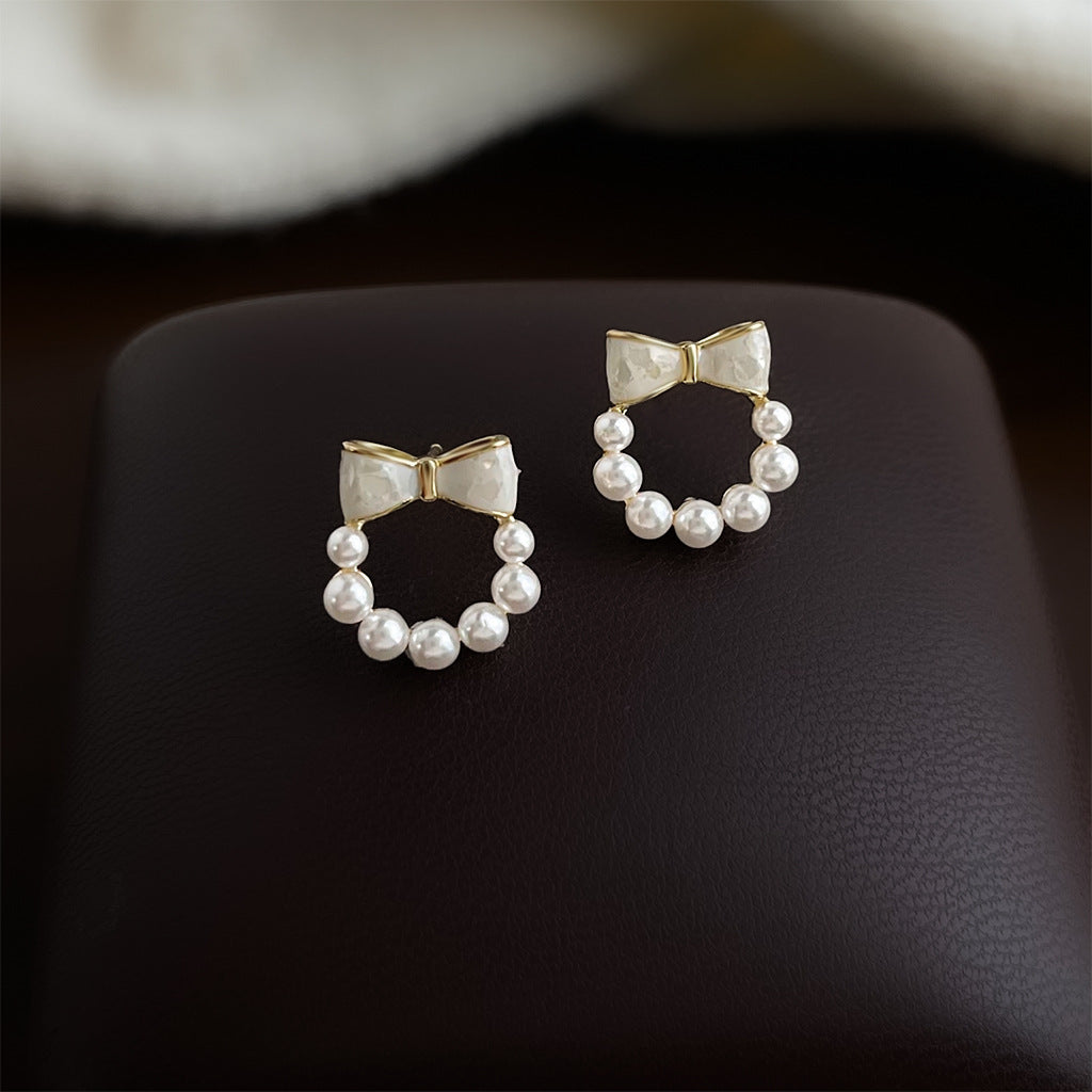 A廠 日韓蝴蝶結貝殼銀針耳環 批發 折扣@洽客服 25.12.W3「1578」