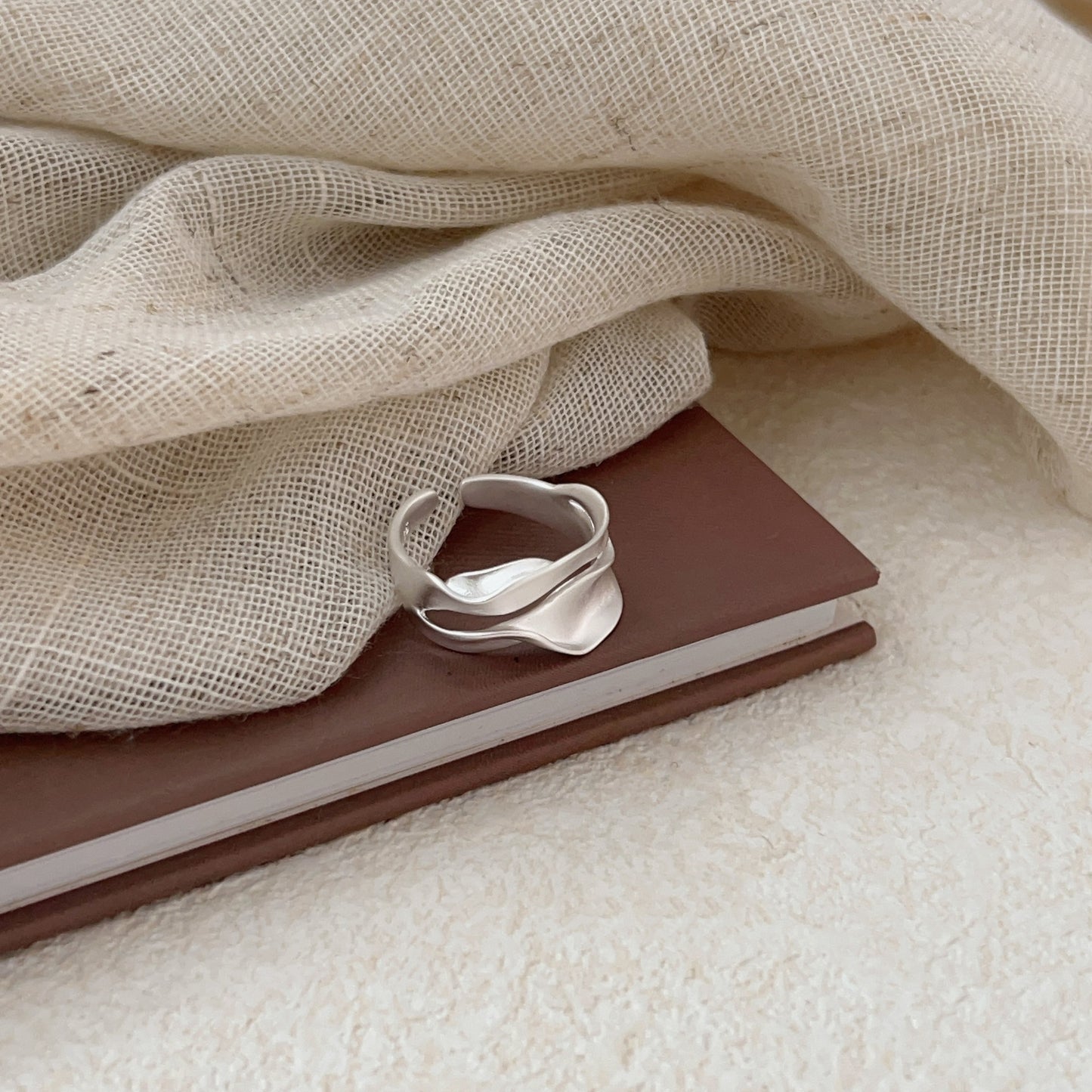 C3廠 韓國韓版噴砂不規則S925純銀戒指 批發 折扣@洽客服 25.10.W5「JZ085」