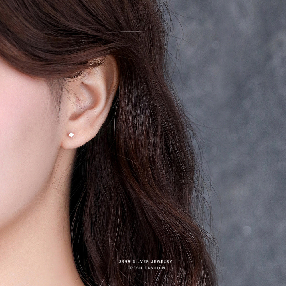C廠 韓國韓版簡約養耳洞小巧S999足銀耳環批發 折扣@洽客服 26.03.W2「CE036 CE064 CE065 CE066」
