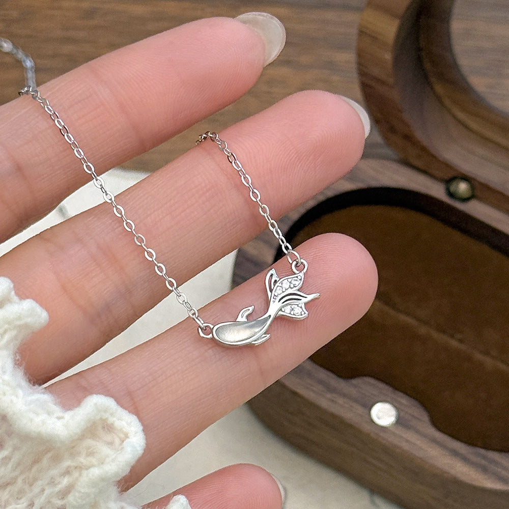 C廠 S925純銀｜韓國韓版好運錦鯉項鍊 26.02.W1「A4835」