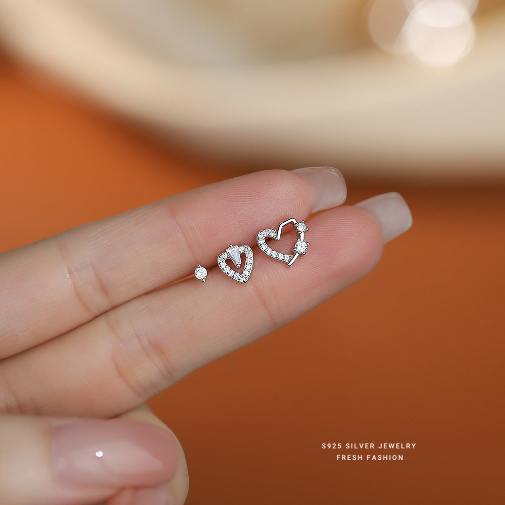 C廠 韓國韓版鏤空愛心S925純銀耳環 批發 折扣@洽客服 25.11.26「E5812 E5813 E5816」