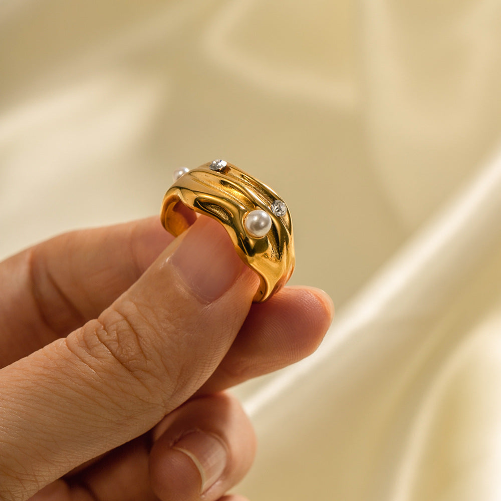 D廠【JDR2302061】歐美C形鑲嵌珍珠開口戒指23.06.W3